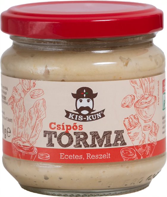 Kis-Kun csípős torma ecetes, reszelt 190g